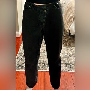 Black Abercrombie Dad Jean